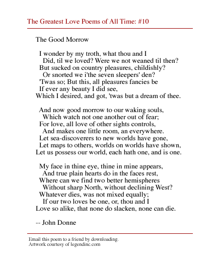 the love poems of john donne